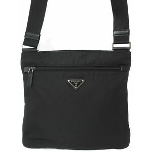 Prada Tessuto shoulder Crossbody bag black